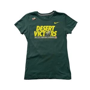 Nike University Oregon Dukes Women’s Medium Green Slim Fit Fiesta Bowl Shirt